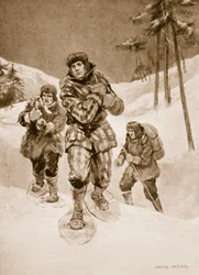 Donald Smith på väg till Labrador som straff för att ha lämnat sin post utan tillstånd.